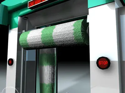 Car wash 3D model