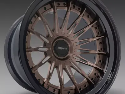 Wheel Rotiform NEK 3D model 3D model
