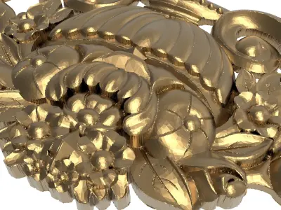  decorative pattern ready for 3D printing 3D model