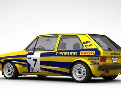 Volkswagen Golf Mk1 Rally 3D model