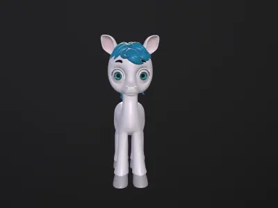 Little Pony Cartoon 3D model