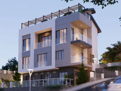 Villa Design Exterior 3D Model 3D model