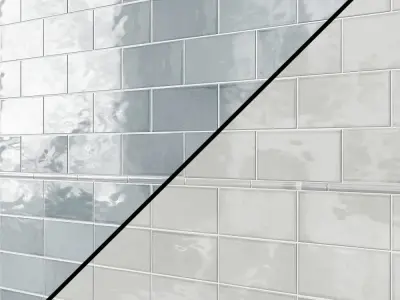 Bellami Framed Azul 5x10 Glazed Ceramic Tile 3D model