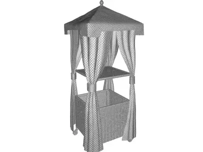 Adelita Gallon Water Resistant Towel Valet  3D model