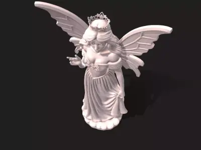 Fairy princess 3D print model