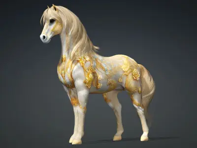 Horse-D3 3D model
