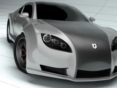 Concept Custom SuperSport Car 1 3D model