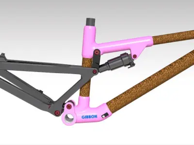 Frame MTB Full Suspension GB3 3D model