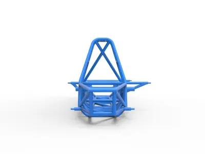 Frame of Swamp buggy Scale 1 to 25 3D print model