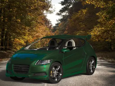 CRI or Cry Concept Car Low-poly 3D model