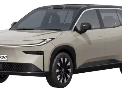 Toyota BZ3X 2026 3D model