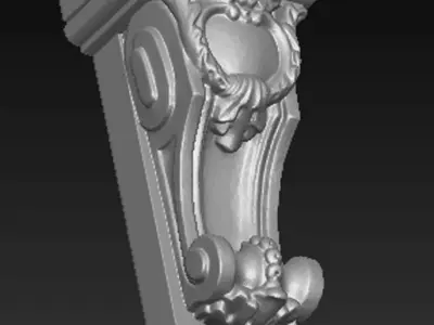 Corbel Decorative 1   3D model 3D model