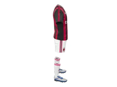 Soccer Clothes Milan 3D model