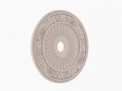 Classic Ceiling Medallion 27  3D model