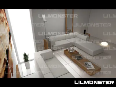 Living Room 3D model