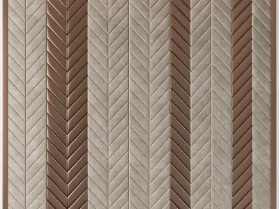 Wall Panel 3d model Low-poly 3D model 8