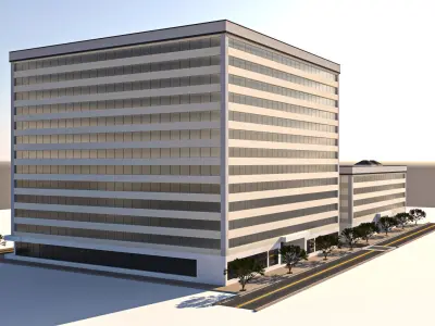 Office Building 3D model 430