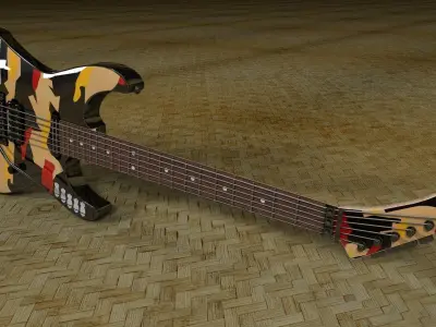 George Lynch ESP kamikaze Standaard 3D model
