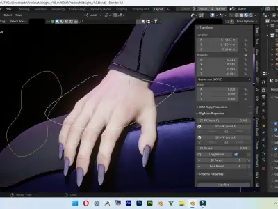 proxima midnight from infinity war 3D model