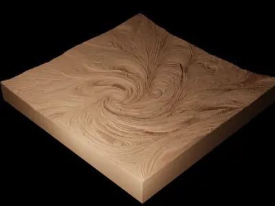 Wind CNC 3d Print High Relief Sand Casting 3D print model