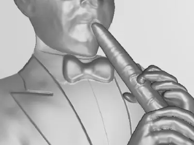 Clarinet Player Free 3D print model