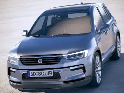 Generic SUV crossover 2018 3D model