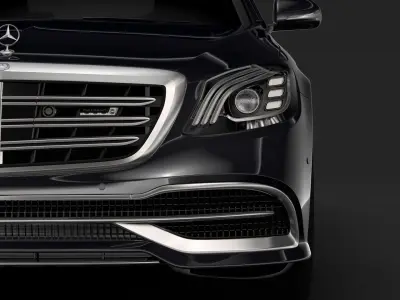 Mercedes Maybach S 650 Guard X222 2018 3D model
