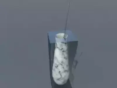 Glass vase 01 Free 3D model