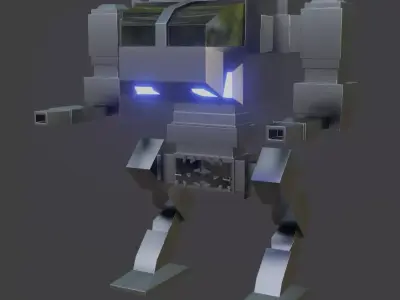 Mech Robot Free low-poly 3D model