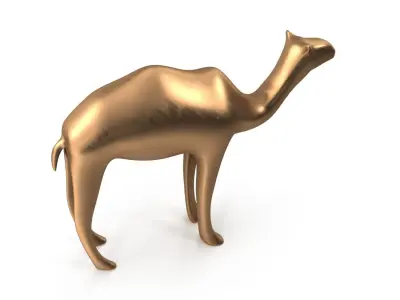 Camel PBR Low-poly 3D model