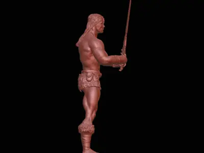 Conan the Barbarian 1982 Movie figurine 3D print model