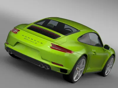 Porsche 911 Carrera S Coupe 991 2016  3D model
