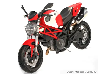 Ducati Monster 796 3D model