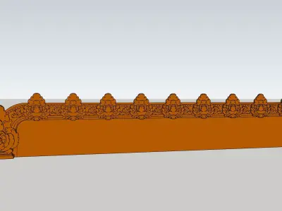 Khmer Gate Title 3D model