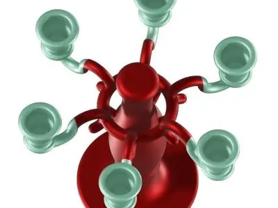 Fancy Candle Holder 3D model