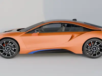 German car 3D model by hydersharjeel4