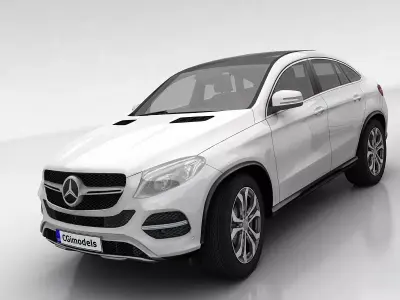 Mercedes GLE Coupe Low-poly 3D model