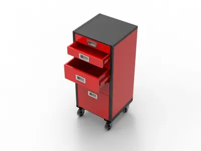 Workshop Tool Trolley  3D model