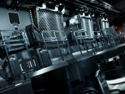 24 Sci-Fi 3D models - Interior Asset Pack 3D model