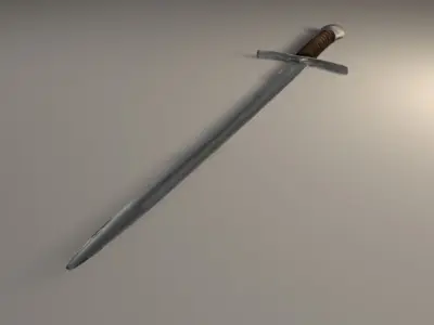 Medieval Sword Design 3D model