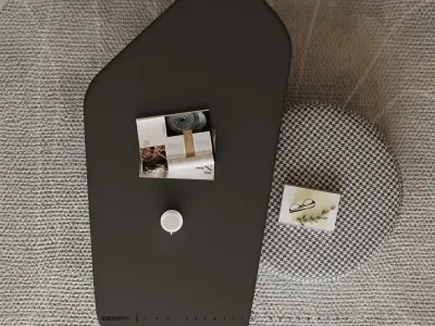 Modern Minimalist Home Interior 3D Model and CAD Drawings 3D model