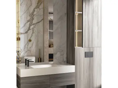 Bathroom Set 02 3D model