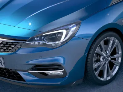 Opel Astra Sports Tourer 2020 3D model