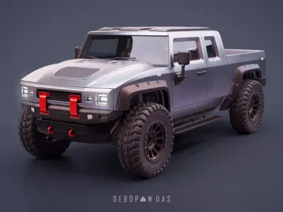 Thor E truck 3D model