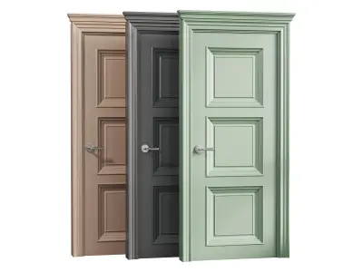 Modern interior door 18 3D model
