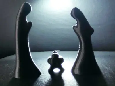 Holy Nativity Silhouette 3D print model