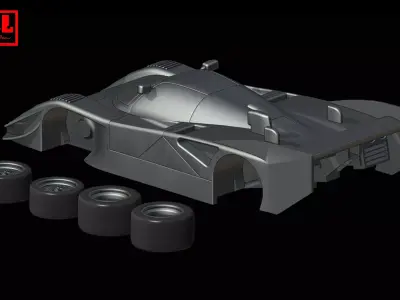 Nissan GTP ZX-Turbo IMSA GT Championship 1985-1991 3D print model