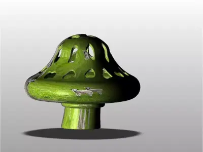 Mushroom Vase Free 3D print model