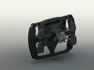 F1 Steering Wheel  Free 3D model