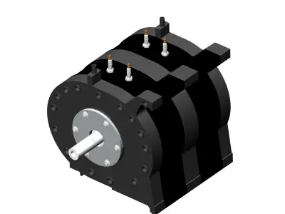 Wankel Engine 3D model